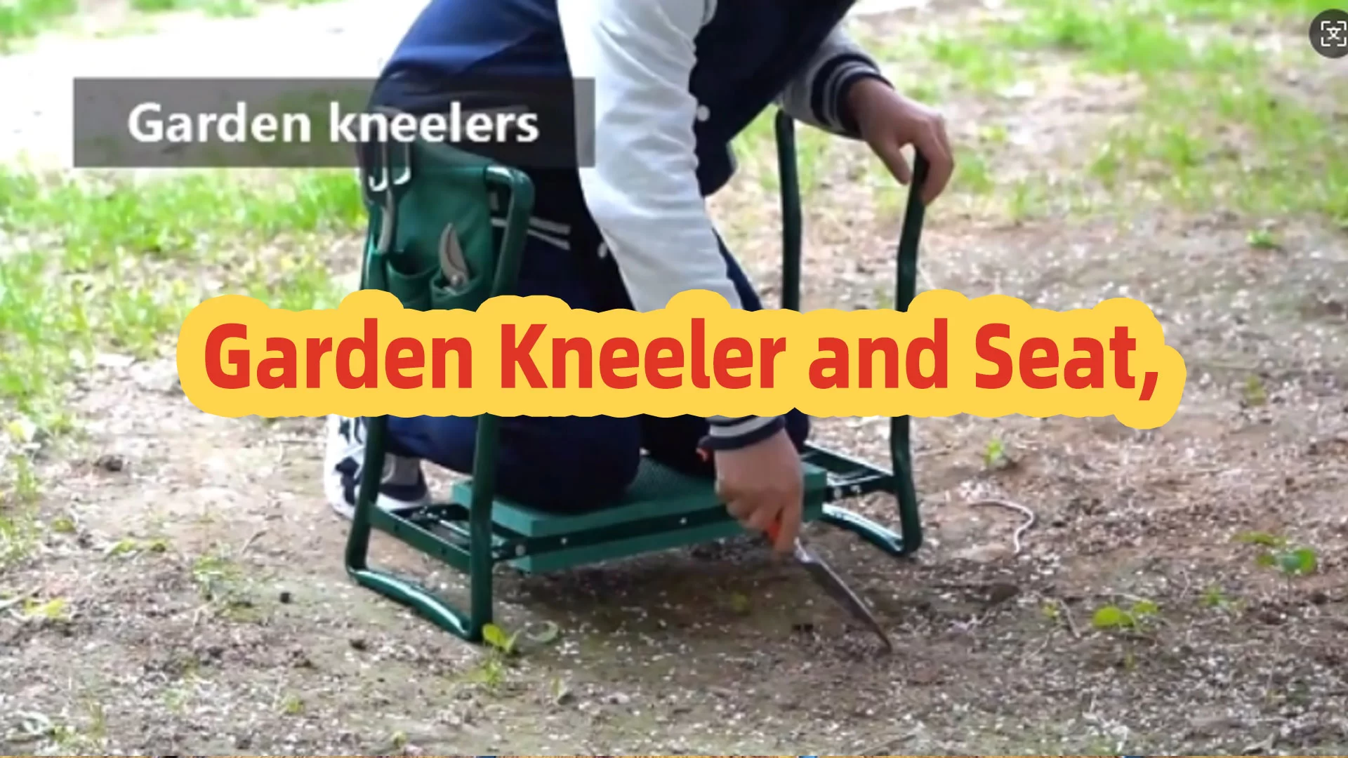 Garden Kneeler và chỗ ngồi, ghế đẩu trong vườn có thể gập lại để quỳ và ngồi để tránh đầu gối